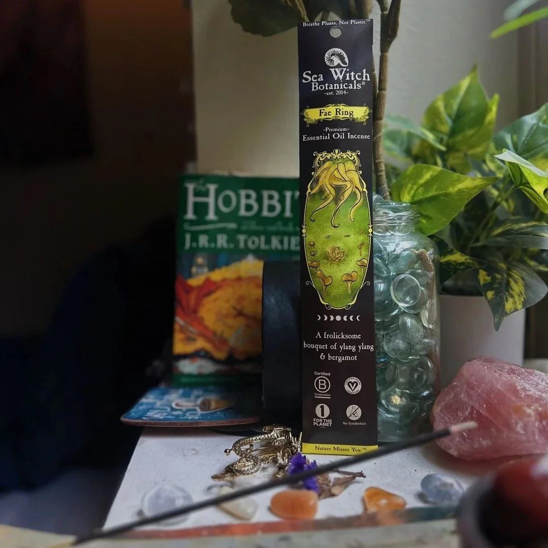 Fae Ring  Incense - All Natural Ylang Ylang and Bergamot