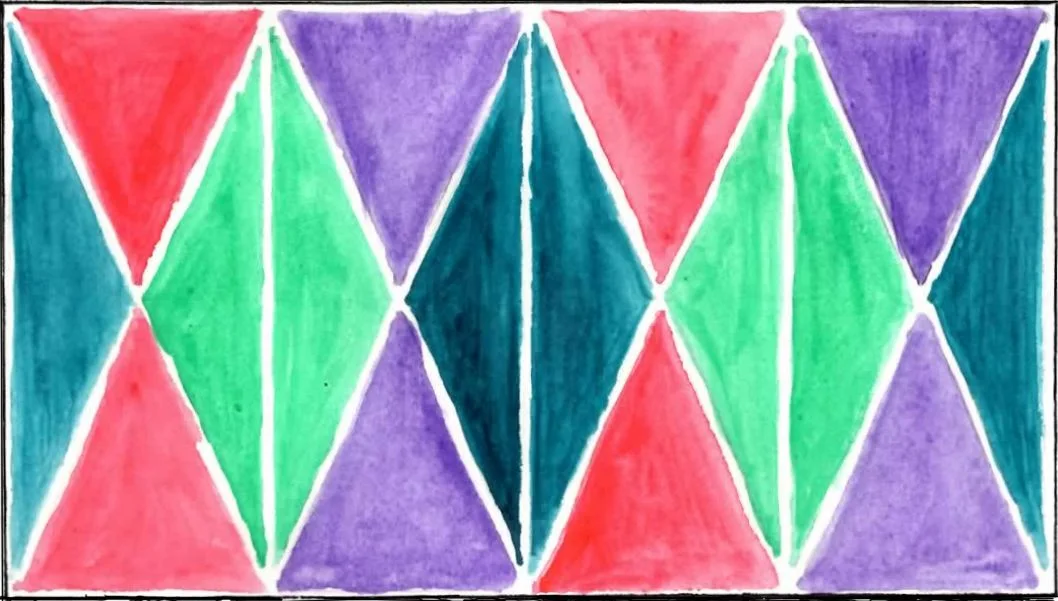 Original Harlequin print