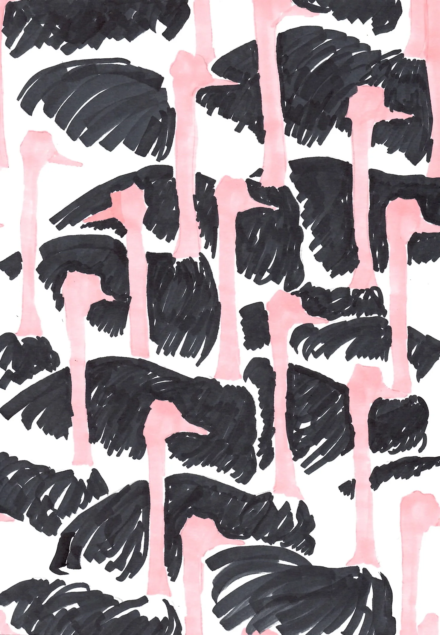 Original Ostrich print