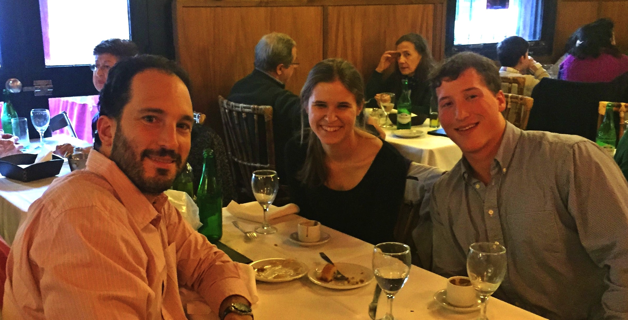 Left: Alberto Patron CEO of Condor Technologies, Right: Kaitlyn Ersek and Andrew Bagwell of Entrepreneurial Trek
