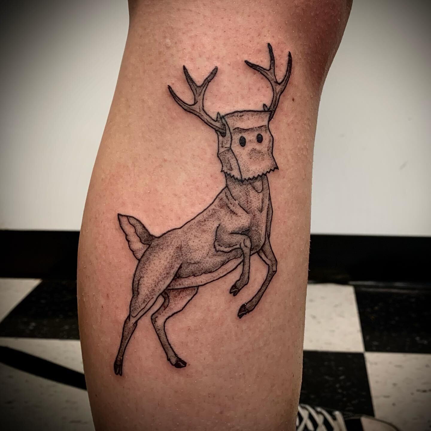 This was the most Portland tattoo I could think of; but too bad PDX cause now this deer lives on in the true North strong and free! 🤣🍁🏔