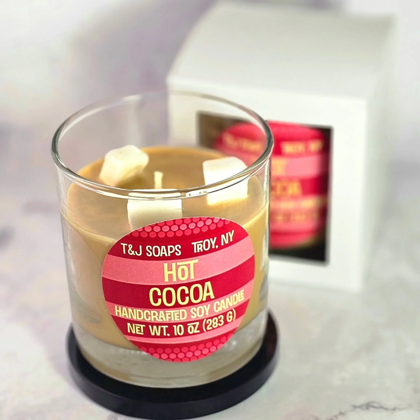 Light one of our Hot Cocoa candles &amp; suddenly your pants are optional, those E-mails can be ignored and you are romanticizing your life. Cancel your plans &amp; grab a fuzzy blanket. 

It&rsquo;s cozy. It&rsquo;s indulgent. It&rsquo;s hygge with 