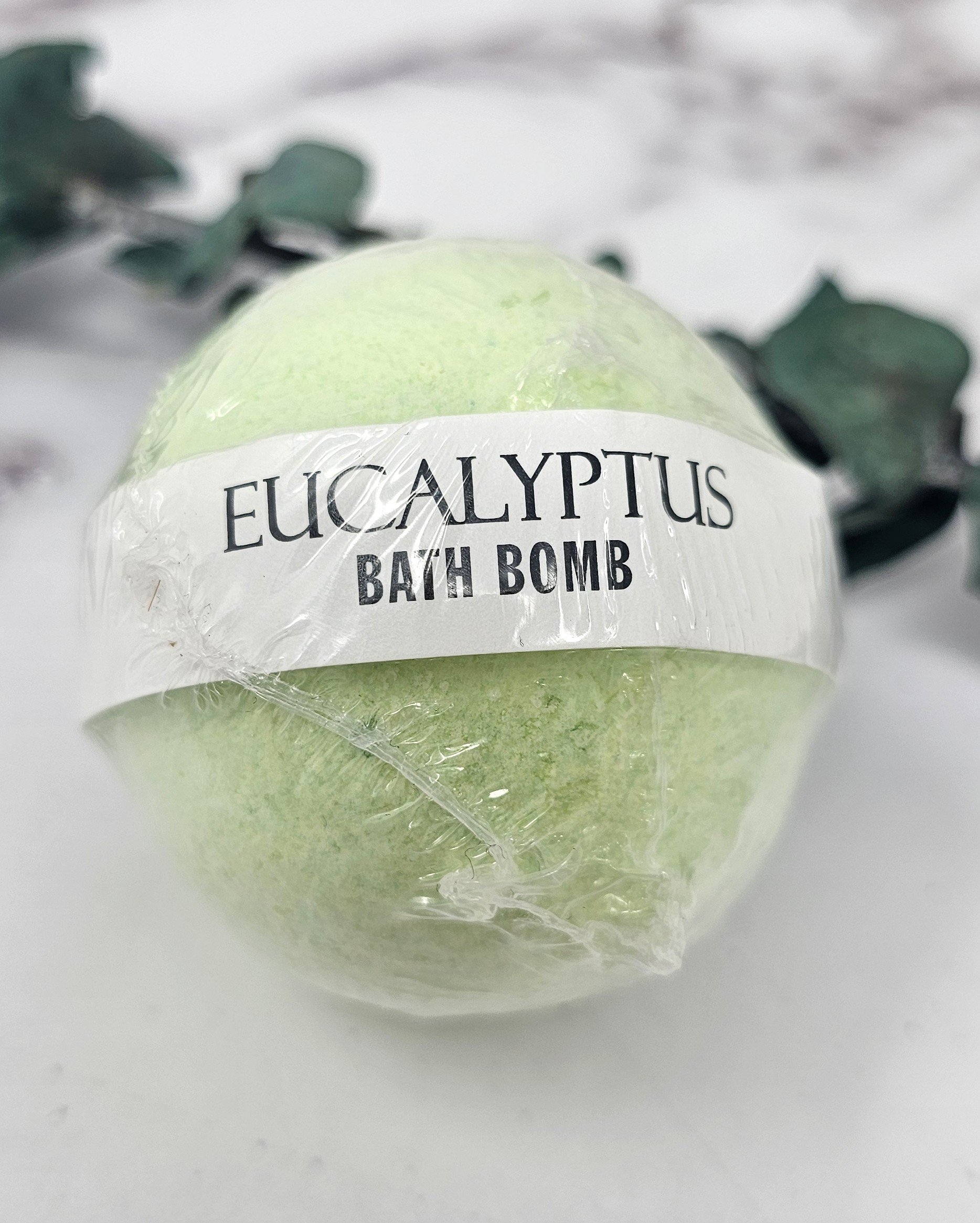 Light Green Eucalyptus Bath Bomb
