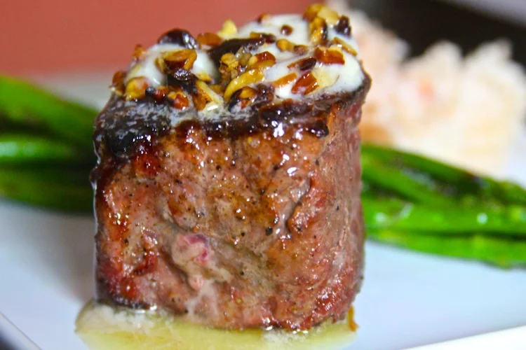 Grilled Venison Fillets with Cherry Pecan Butter