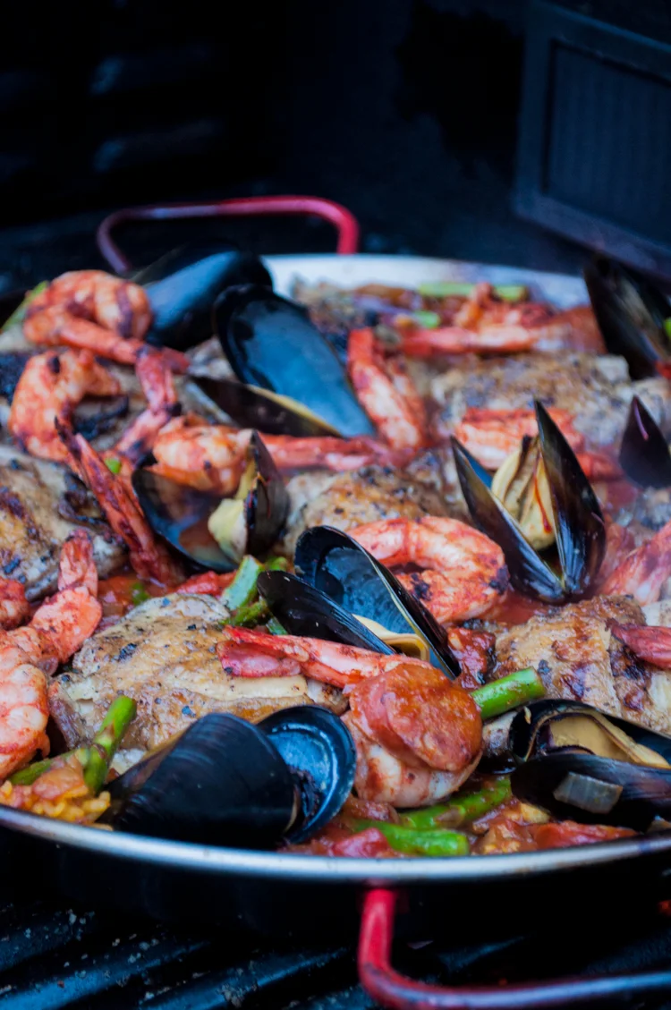 Grilled Paella 