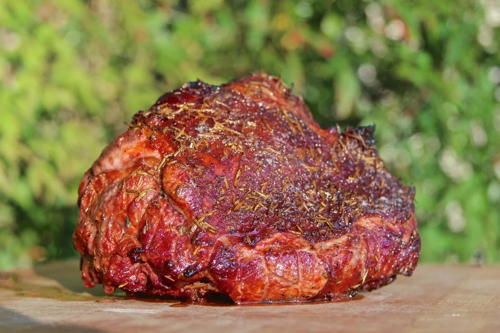 Smoked Boneless Leg of Lamb