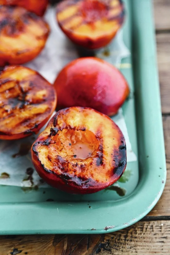 Grilled Cayenne Peaches