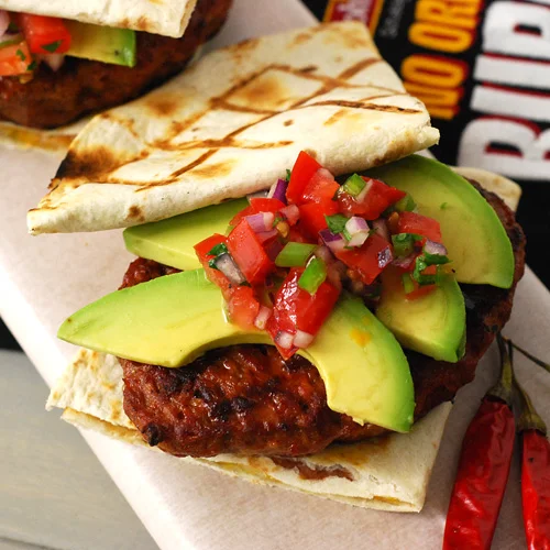 NibbleMeThis Chorizadilla Burger