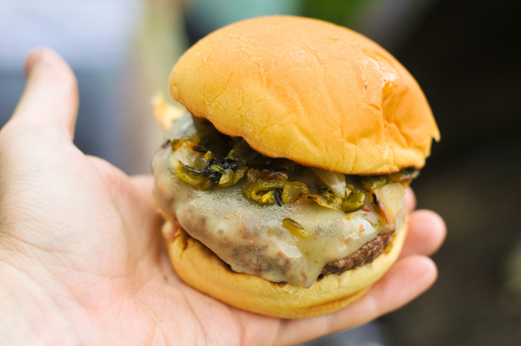 Meatwave Green Chile Cheeseburger