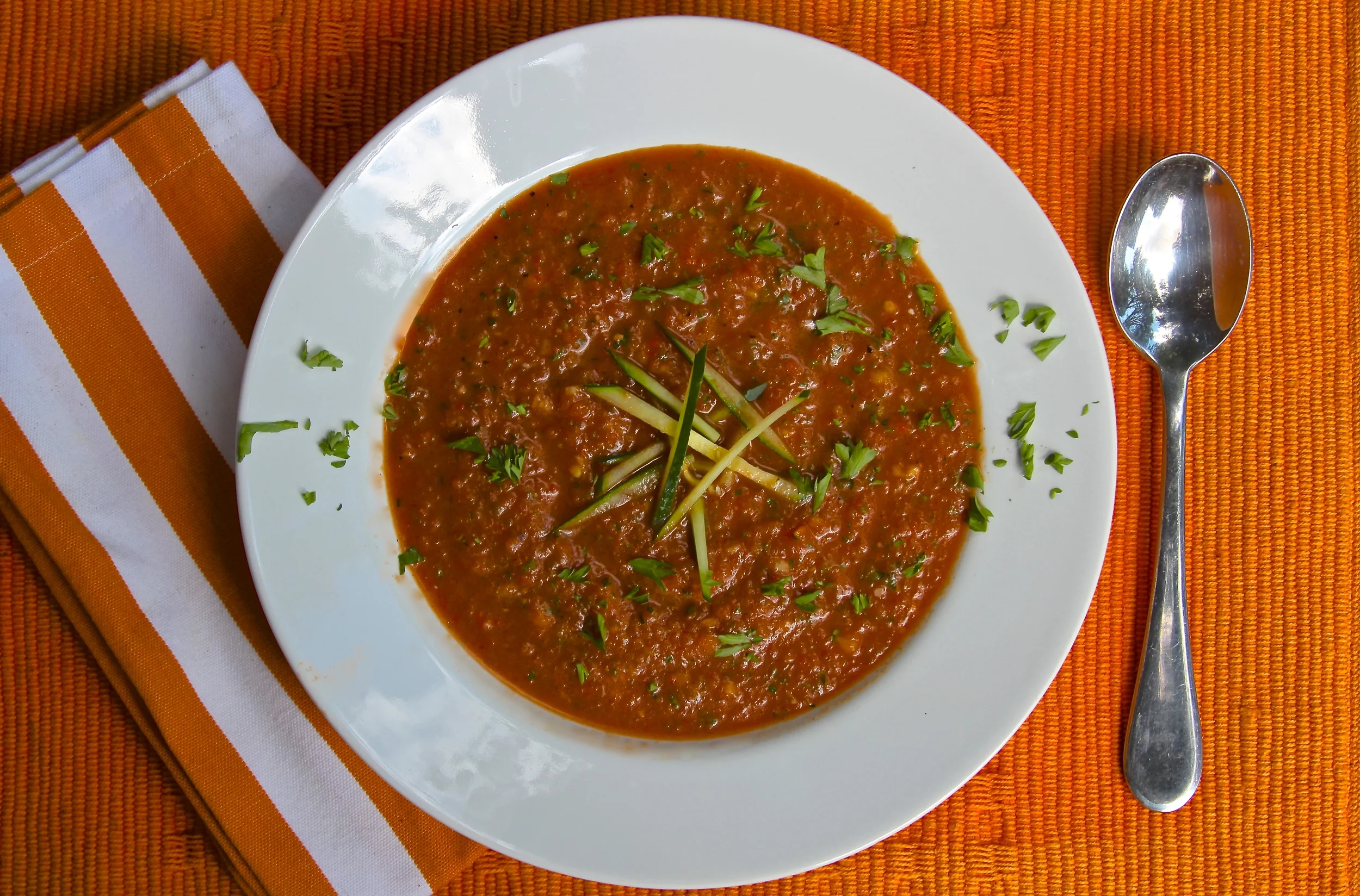 Grilled Gazpacho Soup: Huntsville Restaurant Week, Part 1