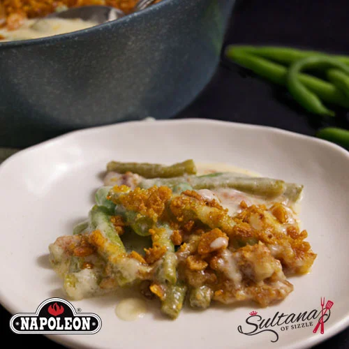 Grilled Green Bean Casserole