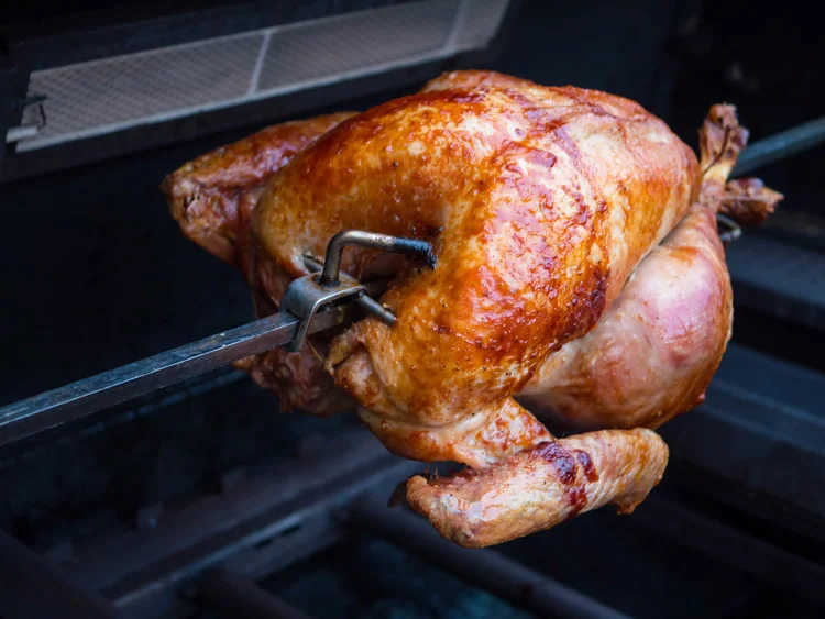 Rotisserie Turkey with Basic Dry Brine