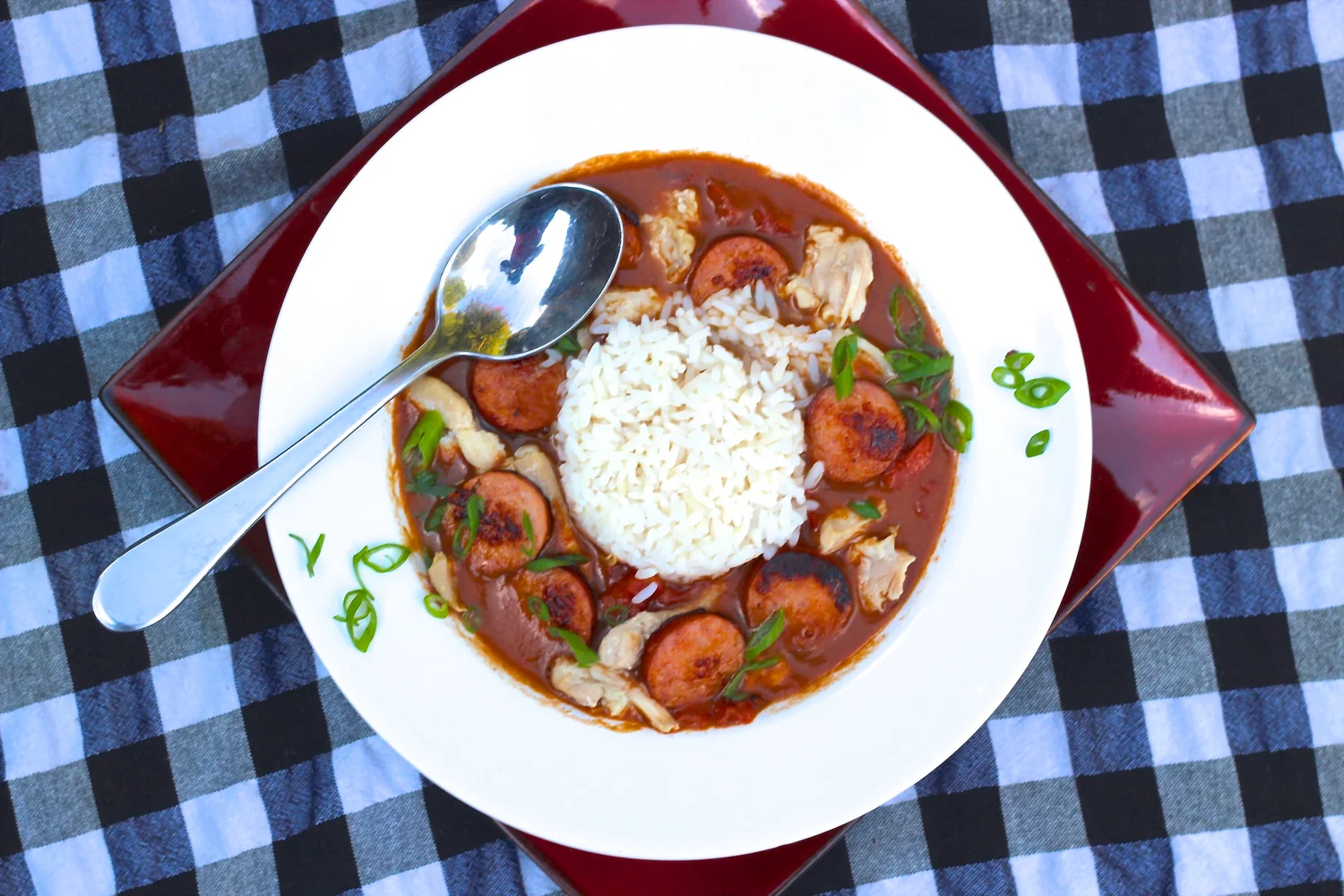Grilled Turkey Gumbo