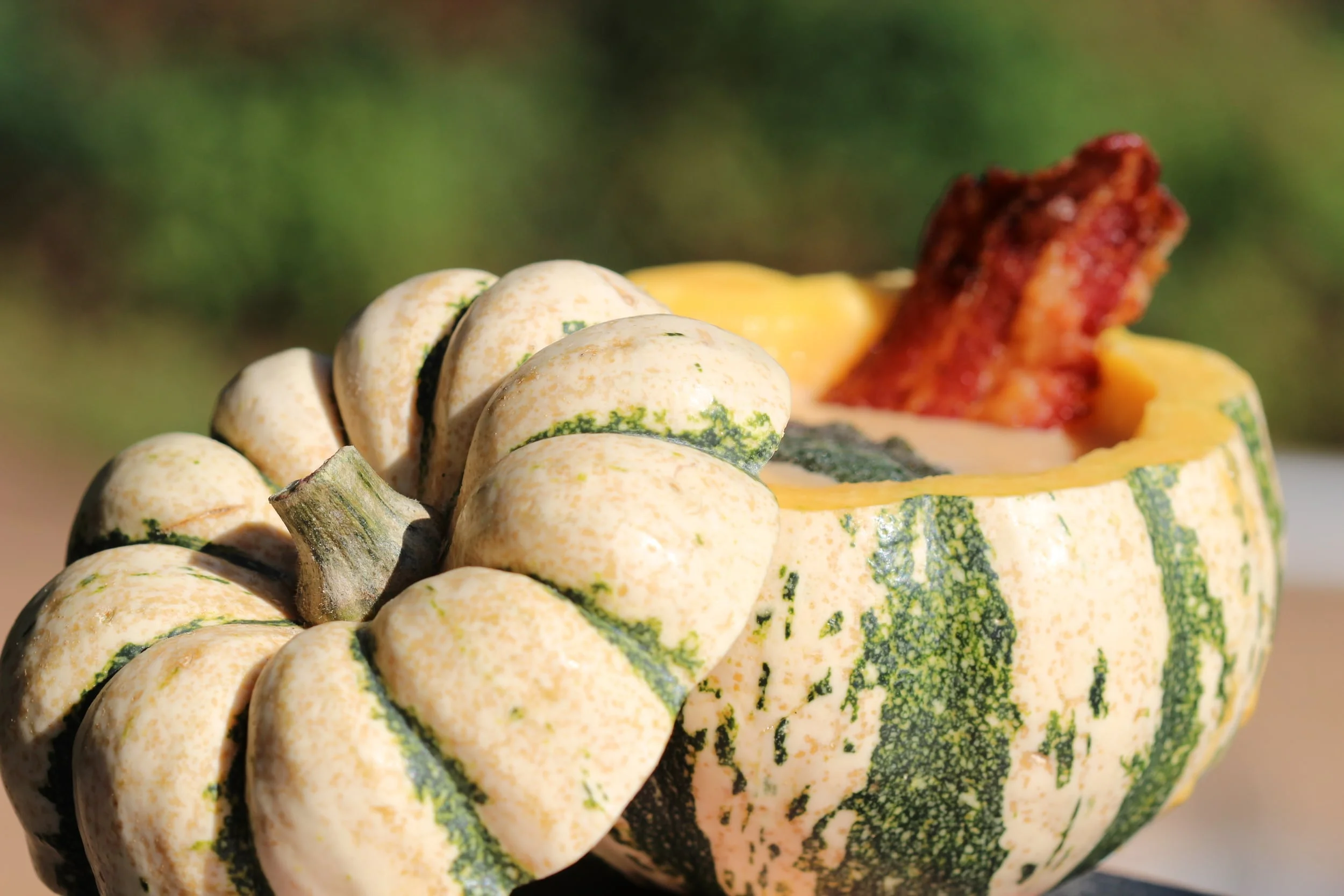 Smoked Maple and Bacon Butternut Squash Soup