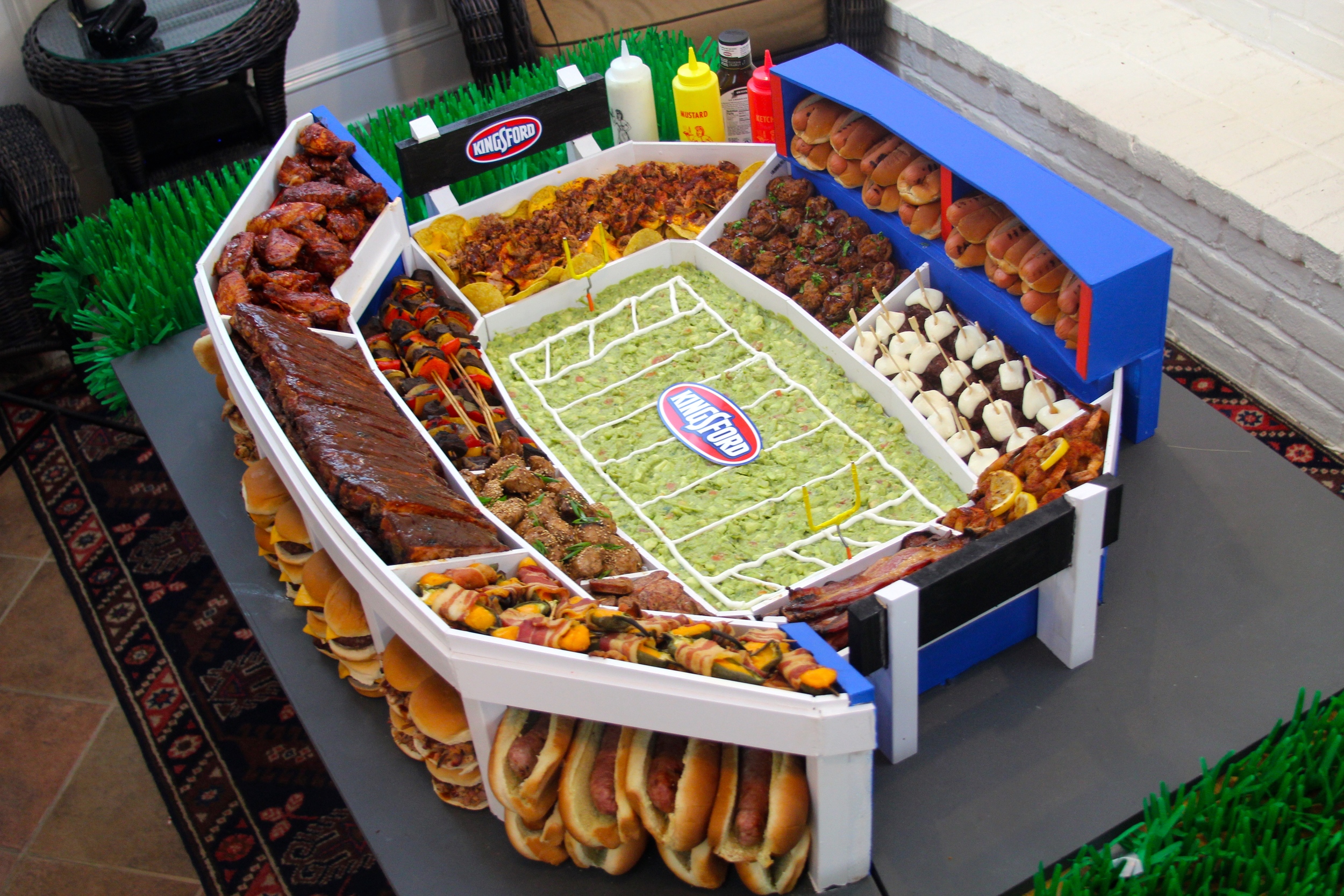 How to Make a Snack Stadium for The Big Game