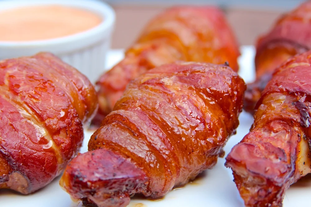 Smoked Bacon Wrapped Wings