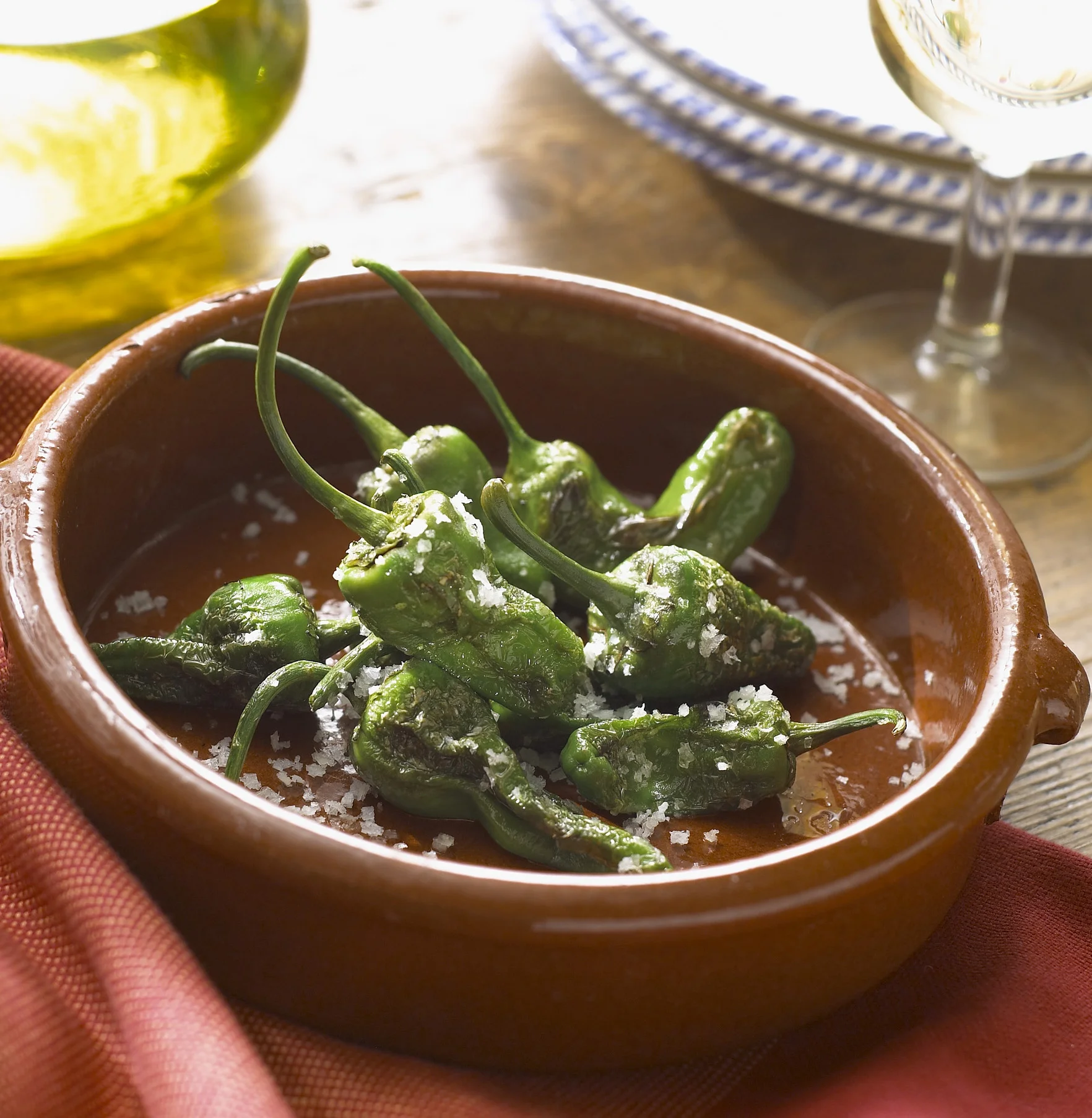 Grilled Padron Peppers (Pimientos de Padron)
