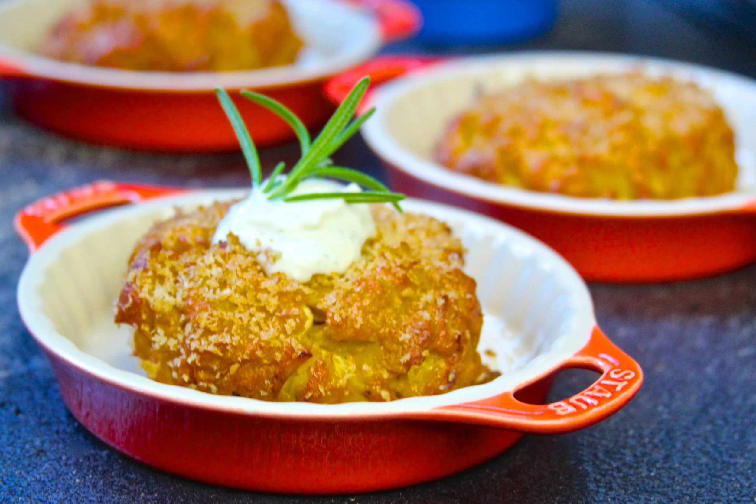 Maple Plank Smoked Crab Cakes with Lemon-Garlic Aioli