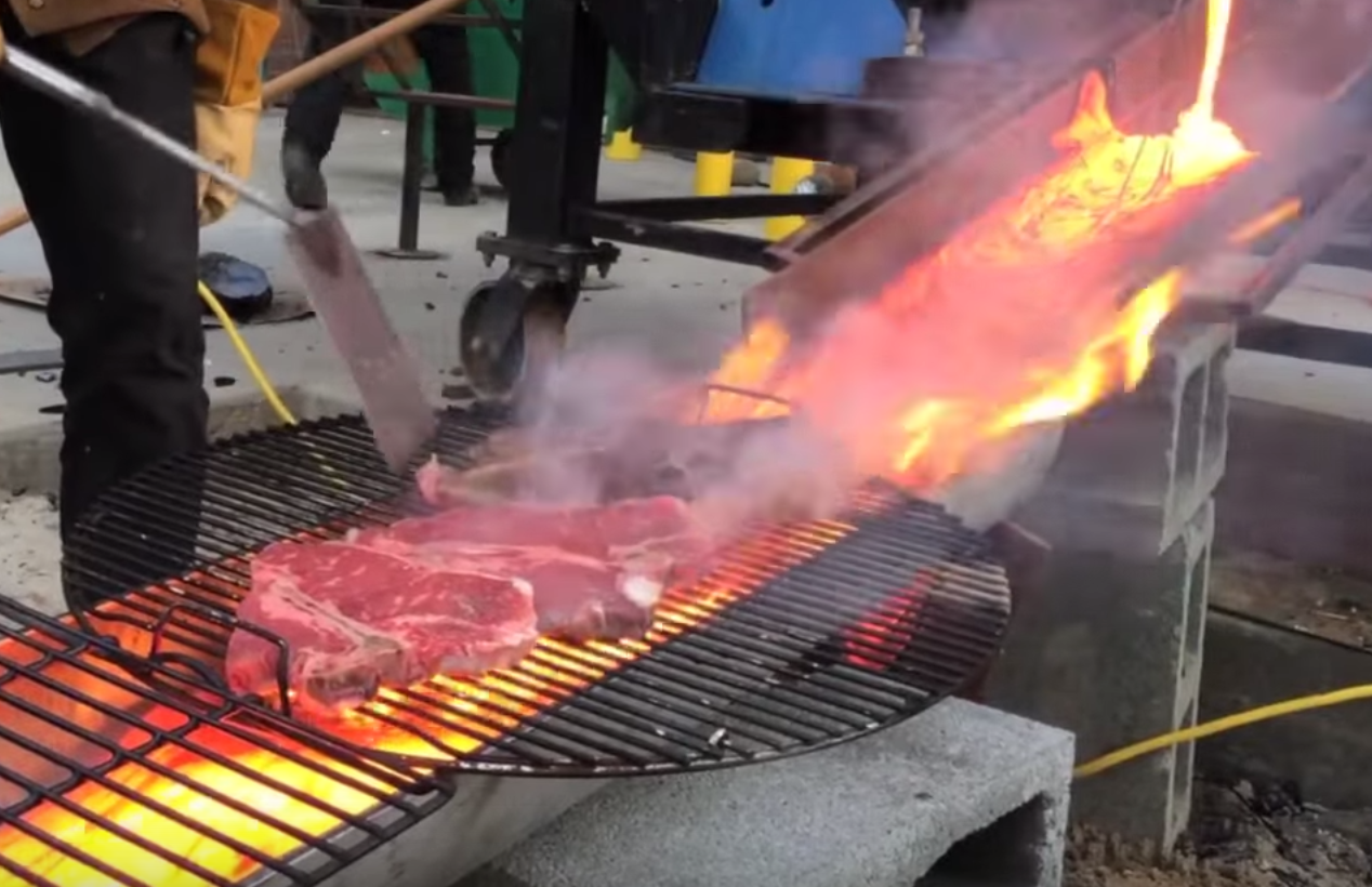 Grilling Steak with Lava — Grillocracy