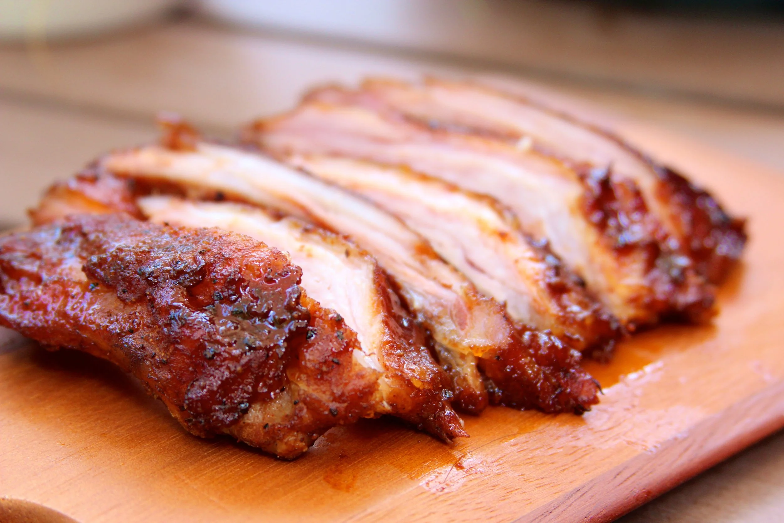 Smoked Alligator Ribs