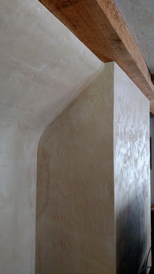 Tuscan Colored Plaster Ceiling Venetian Plaster Walls