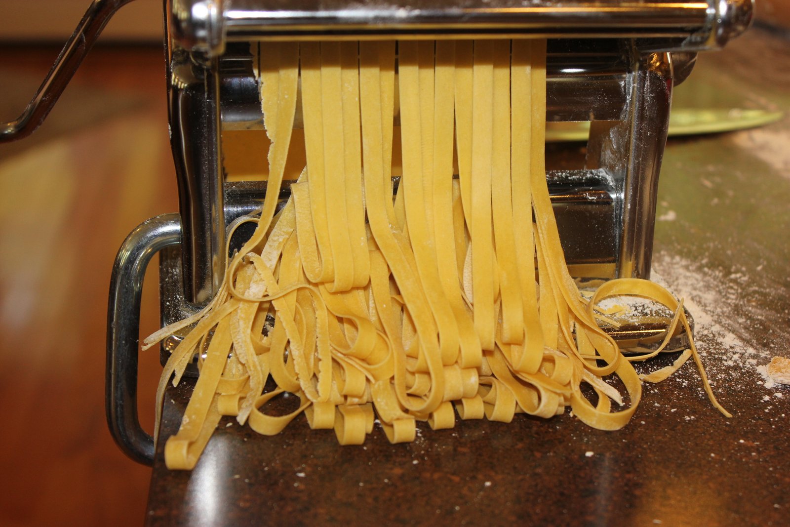 Homemade tagliatelle