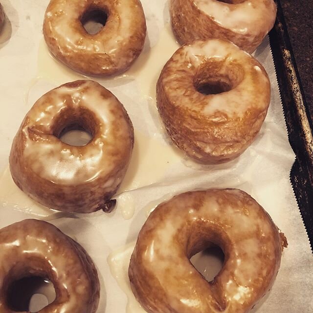 Vanilla glazed brioche doughnuts. Having tested a variety of recipes this one tops the list. #donutsofinstagram #donuts #glazeddonut #briochedonuts