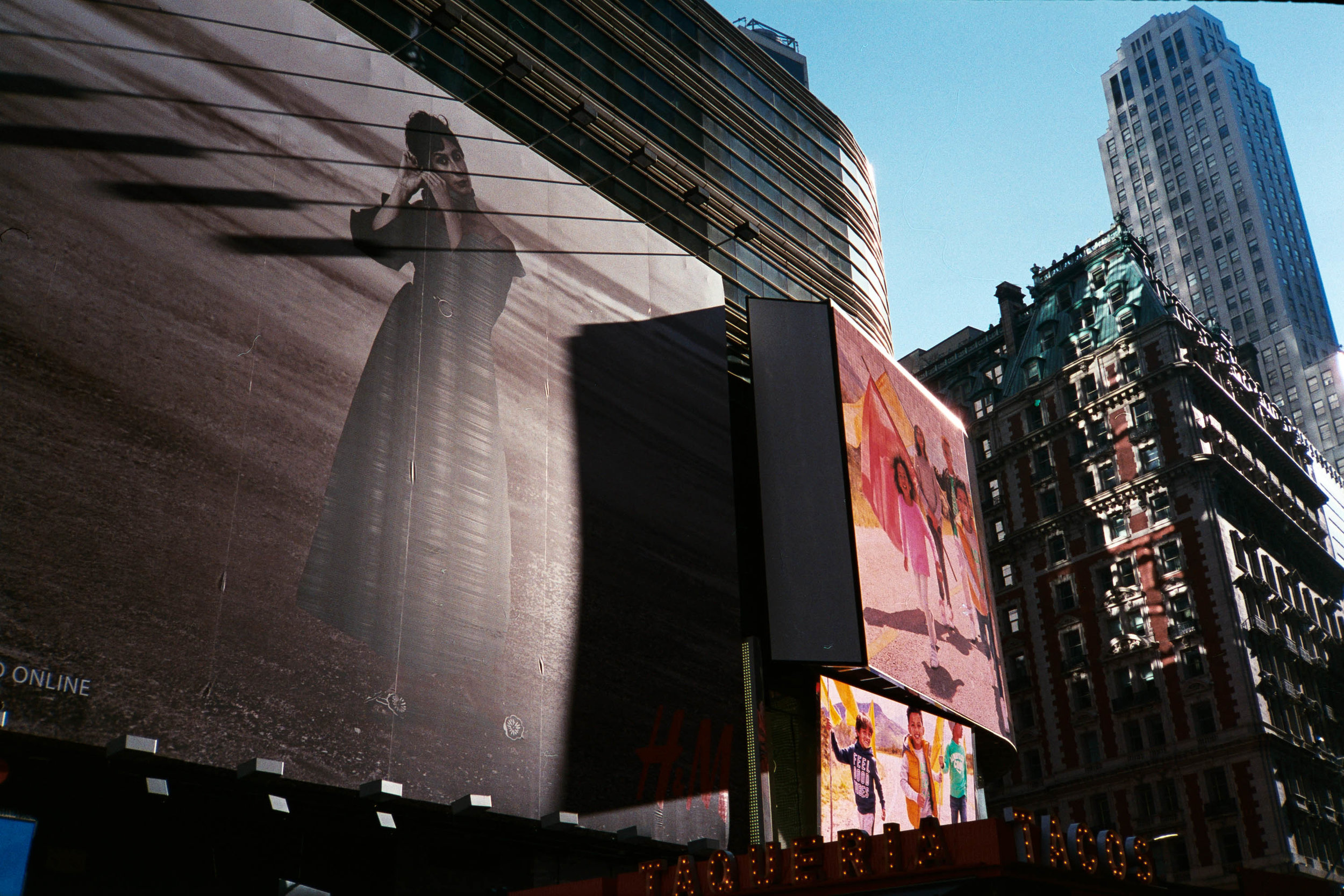 Shadows in Times Square