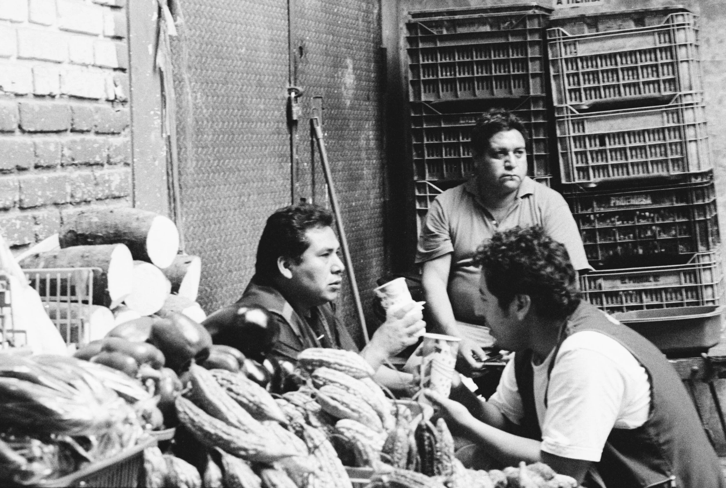Vendors having a break. Mercado Central, Historical Center of Lima