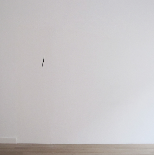    Tapage   , drawing engraved on a wall, recorded sound, 2013     Listen      