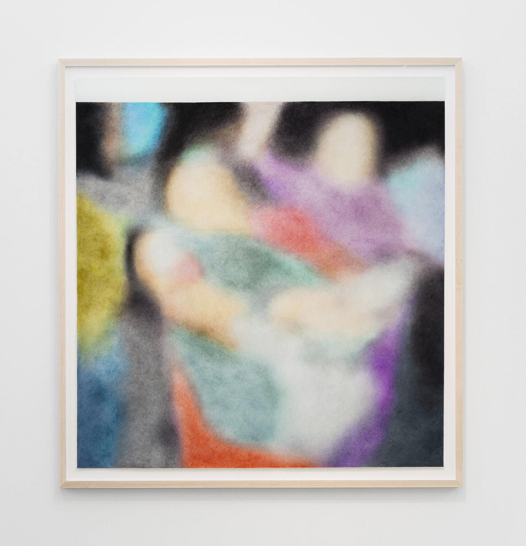 “Lahore, Pakistan, 27 mars 2016 (child)” Dessin aux crayons de couleur sur feutre / Drawing with colour pencils on felt 150x160cm 2019