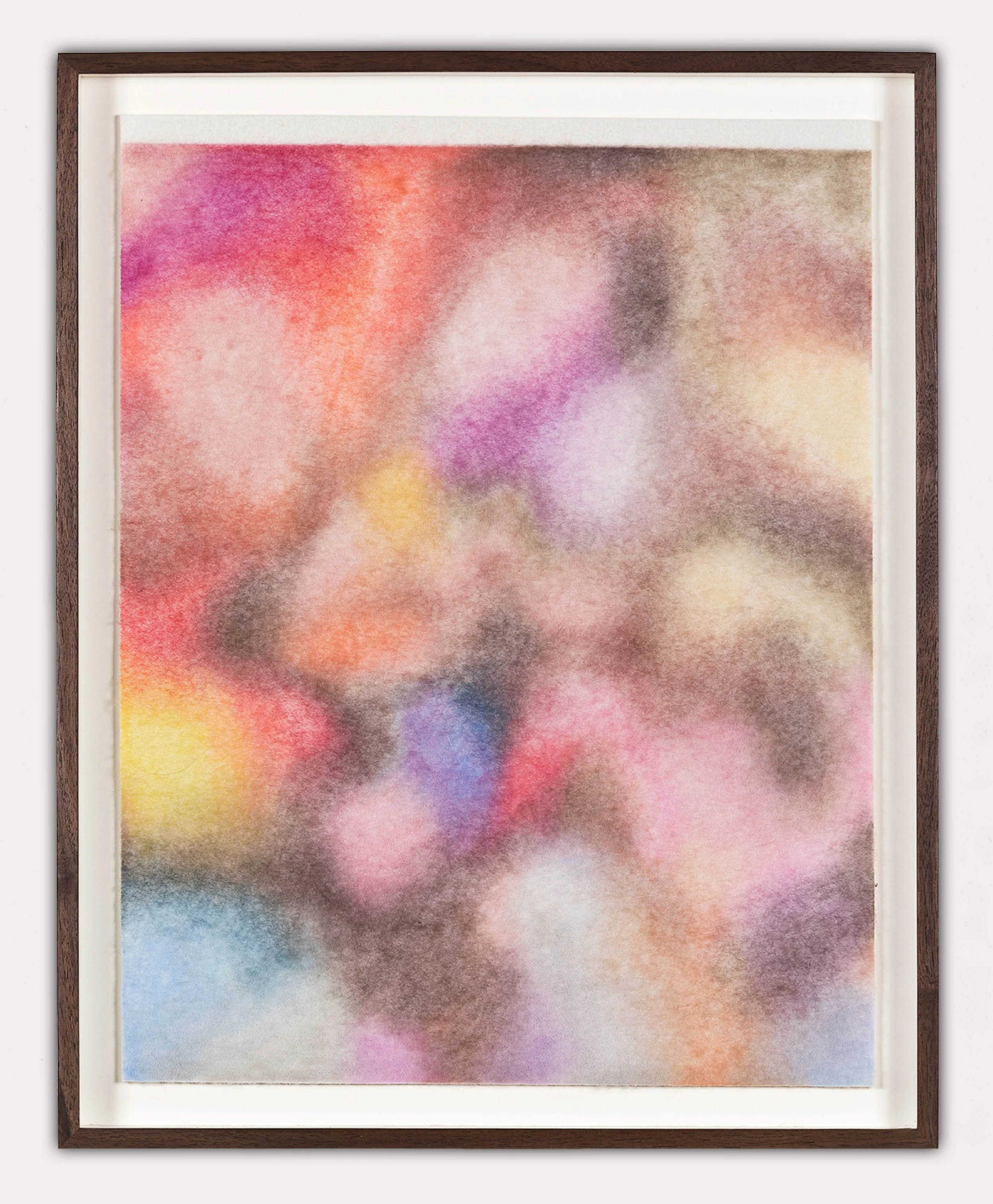    « Séoul, Corée du Sud, 29 octobre 2022 »   Drawing with color pencil on wool felt 45×35 cm 2026 