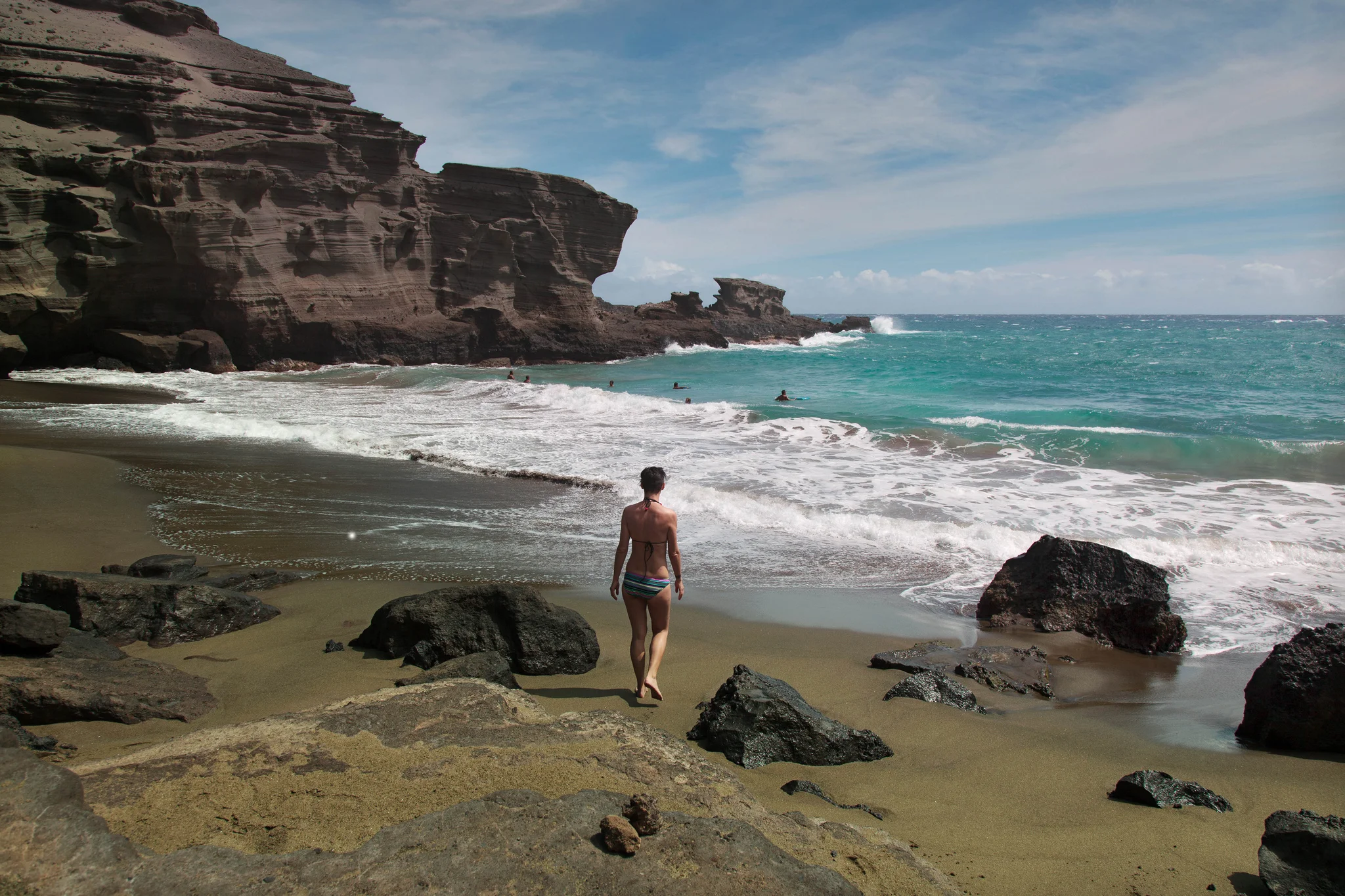 Green Sand Beach, Hawaii