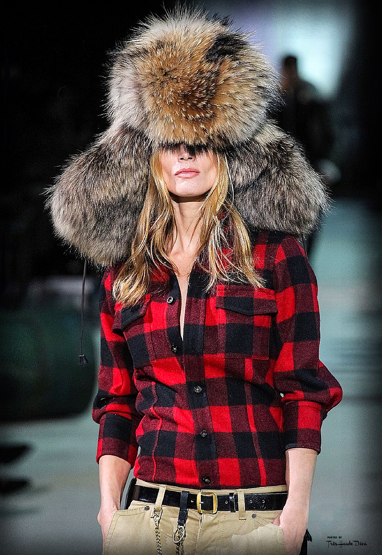 dsquared fur