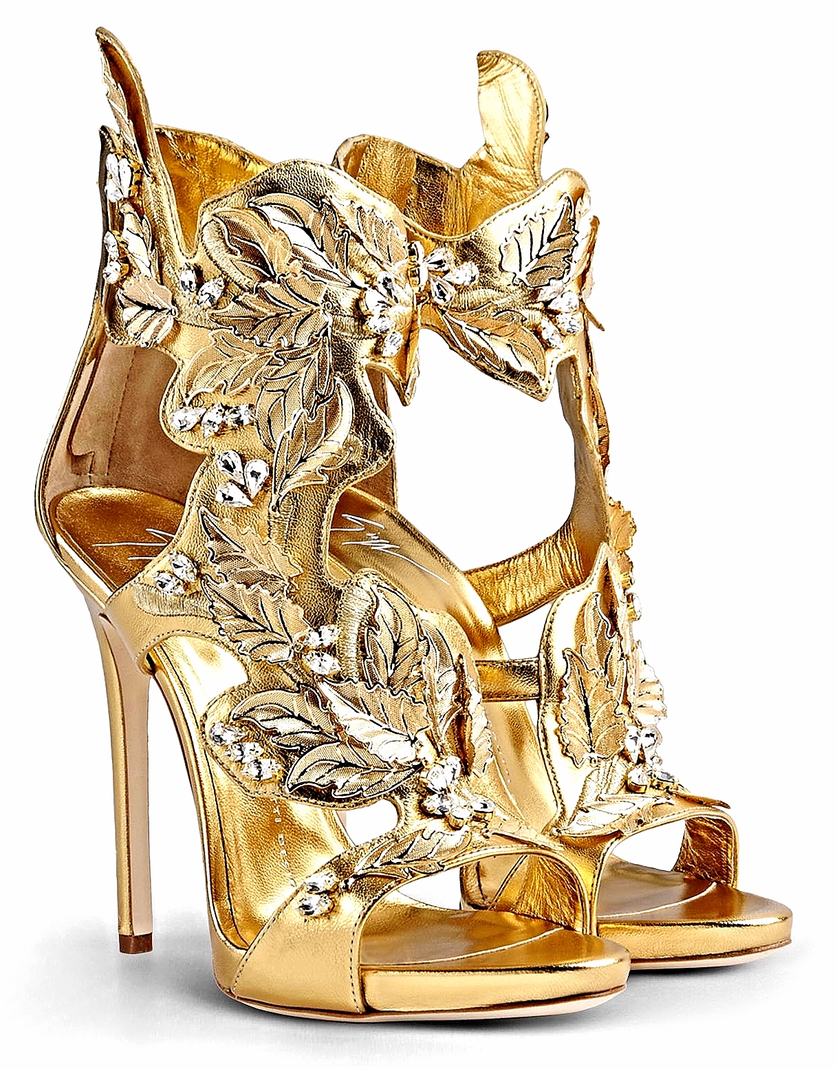 giuseppe gold sandals
