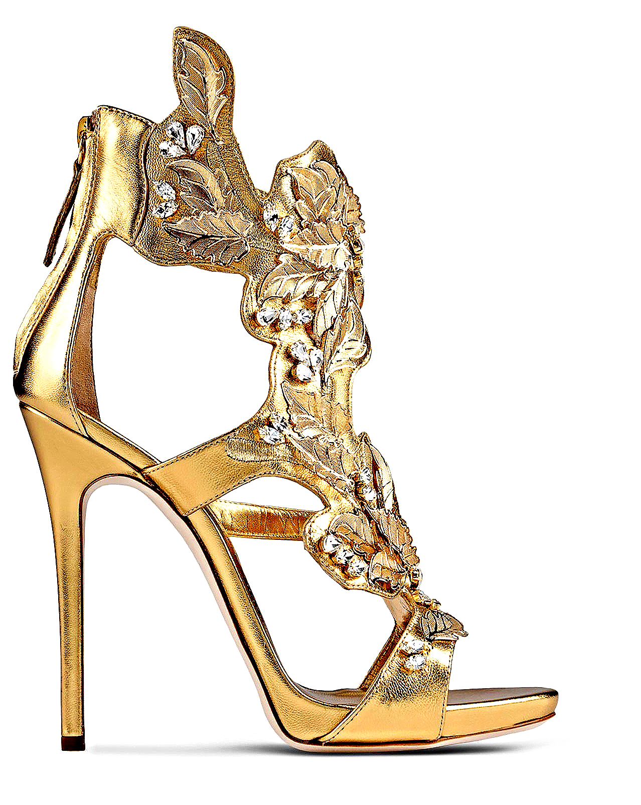 Crush Of The Day: Giuseppe Zanotti Gold Sandals — Très Haute Diva