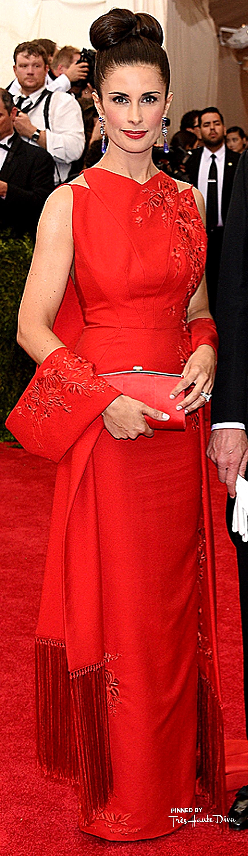 Livia Firth in Antonio Berardi Getty Images