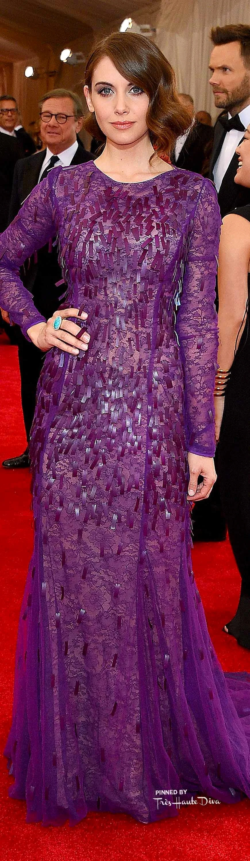 Alison Brie in Prabal Gurung Getty Images/ Larry Busacca