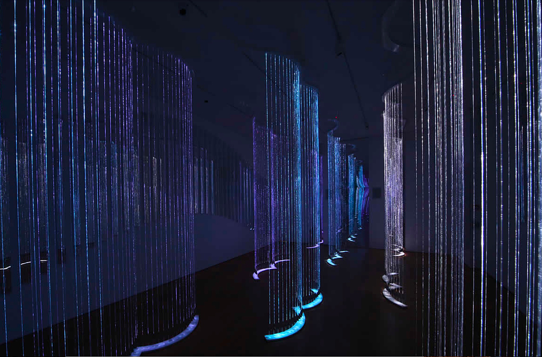 Bruce Munro 'Cantus Arcticus' Light Installation