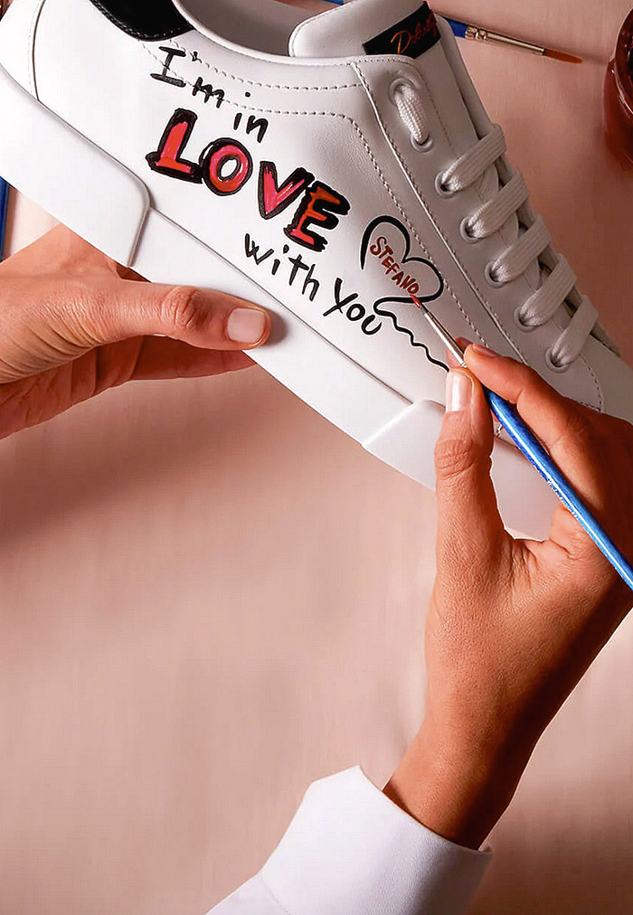 “I'M IN LOVE” ST. VALENTINE SNEAKERS