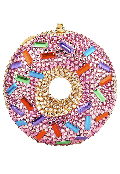  Judith Leiber Couture Strawberry Donut Pill Box