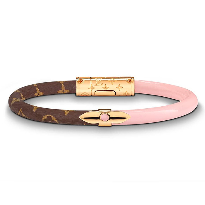 Daily Confidential Bracelet - Luxury Damier Azur Canvas Pink