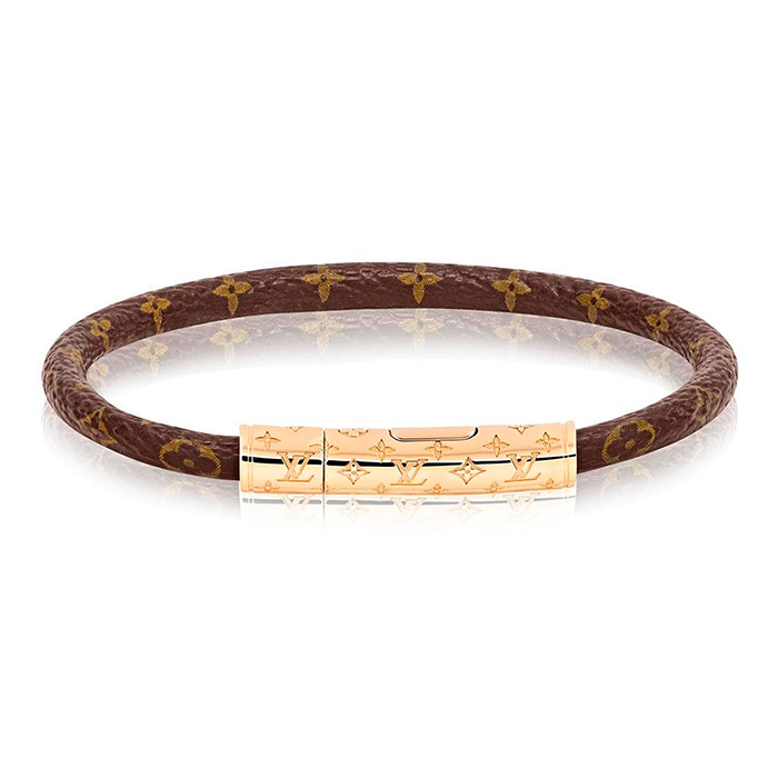 LV Confidential bracelet $250.00 leather