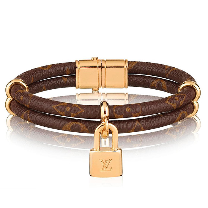 Keep it Twice Monogram Bracelet $405.00 Monogram canvas and golden metal