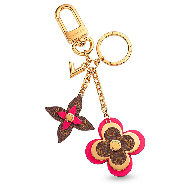 Blooming Flowers Bag Charm and Key Holder $435.00 individual charms crafted from Monogram coated canvas, Epi leather and metal