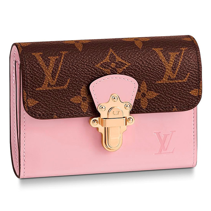 Louis Vuitton Wallet Victorine Monogram Vernis Cerise Cherry in Patent  Leather with Gold-tone - US