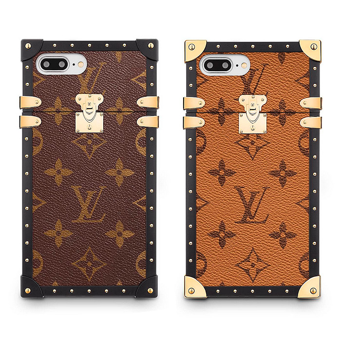 Eye-Trunk for Iphone 7 Plus in Monogram &amp; Monogram Reverse Canvas $1,250.00, 3.4 x 6.6 x 0.5 inches