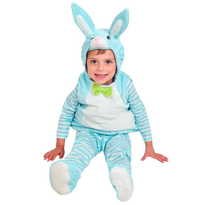 Baby Plush Bunny Costume Vest Blue - Spritz