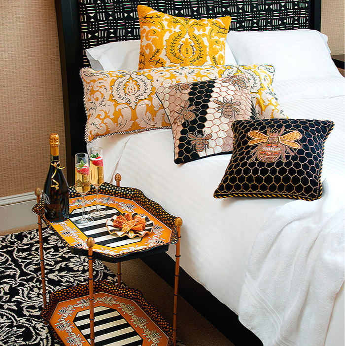 Queen Bee Tray Table, Queen Bee Pillow &amp; Beekeeper Pillow