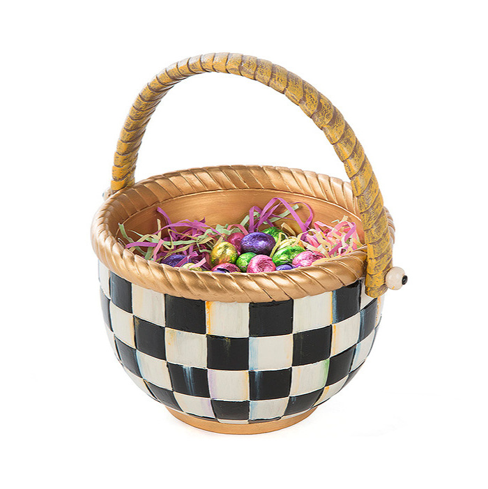 Courtly Check Basket - Large